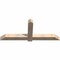 Ekena Millwork Eugene Smooth Timber Gable Bracket, Douglas Fir, 72"W x 30"H x 5 1/2"D x 5 1/2"F, 10/12 Pitch GBW072X30X0606EUG00SDF - alternate 2
